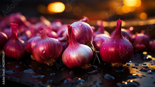red onions and spices.generative ai