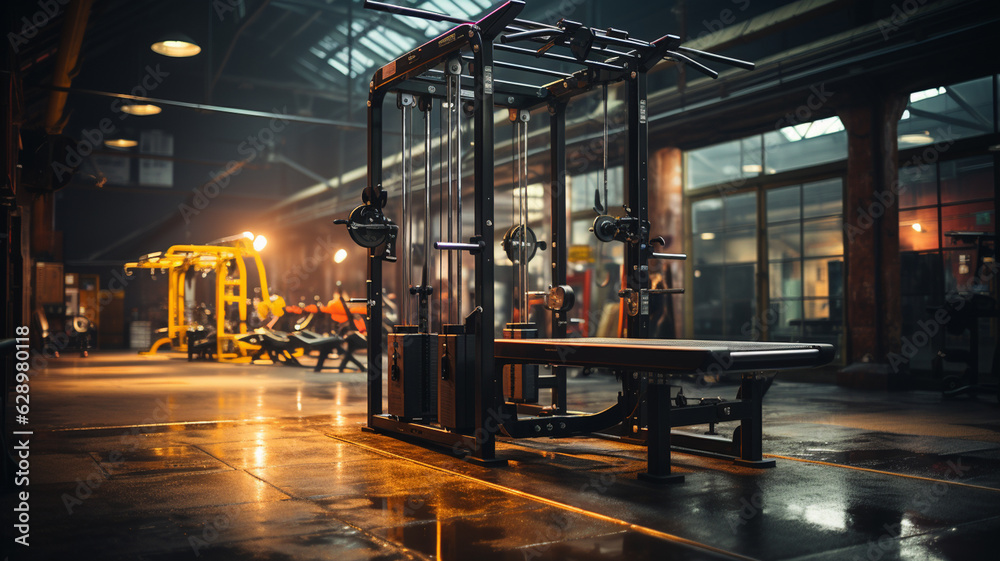 modern gym interior, interior design.generative ai modern gym interior, interior design.generative ai