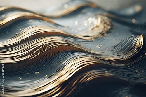 Dynamic ripple waves texture surface