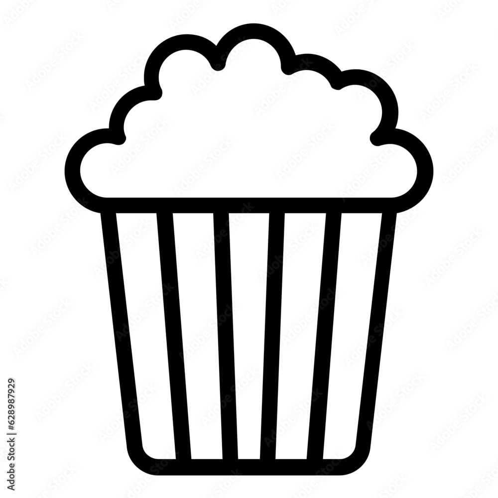 pop corn icon outline pop corn icon outline