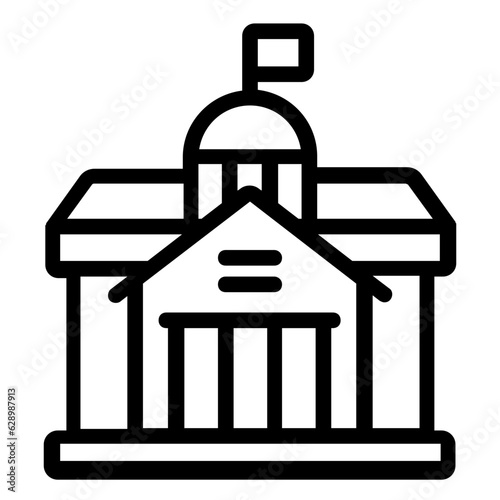 hall icon outline