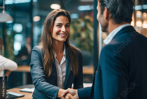 Handshake sealing a busines...
