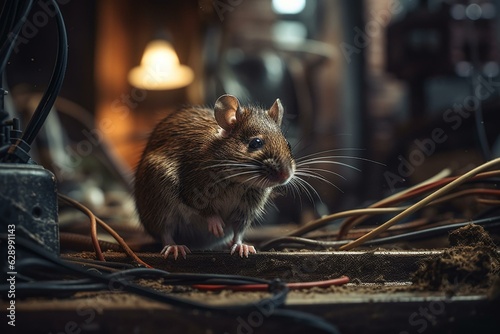 Rodents cause damage to electrical wires, emphasizing the need for pest control. Generative AI