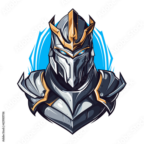 Esport vector logo knight  knight icon  knight head  vector  sticker