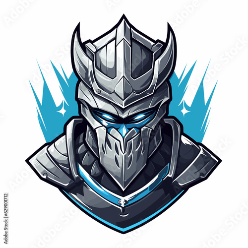 Esport vector logo knight, knight icon, knight head, vector, sticker