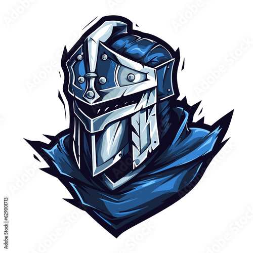 Esport vector logo knight, knight icon, knight head, vector, sticker