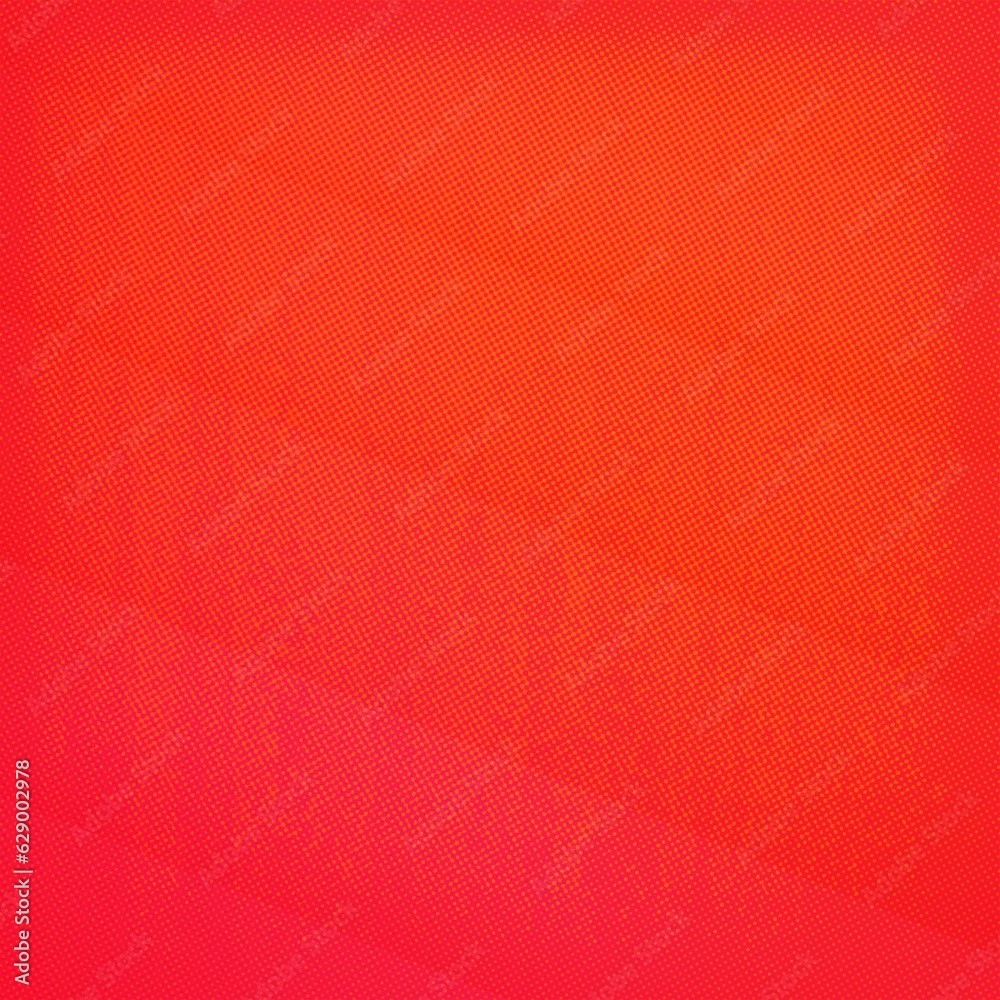 Fototapeta premium Red background. Empty square backdrop illustration with copy space, usable for social media, story, banner, poster, Ads, events, party, and various design works