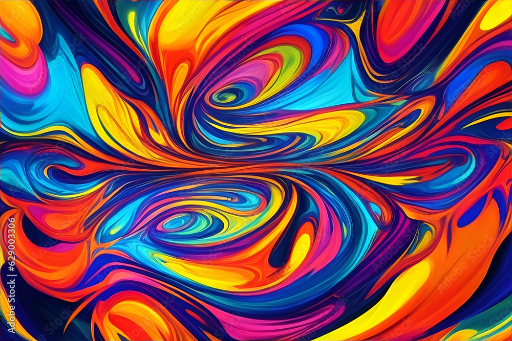Abstract background with vibrant, swirling colors Abstract background with vibrant, swirling colors