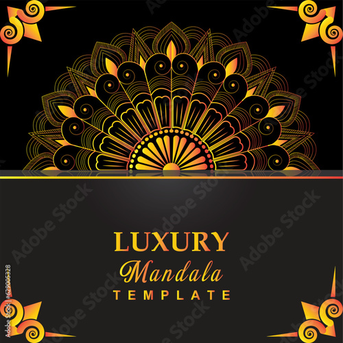 Eye catching coloring mandala design with mockup  looks great and beautiful 
