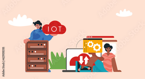 Representation of the IOT Modify and Back Bunch, Locks in Solid Organize and Supporting Creative Headways for a More sharp Future.