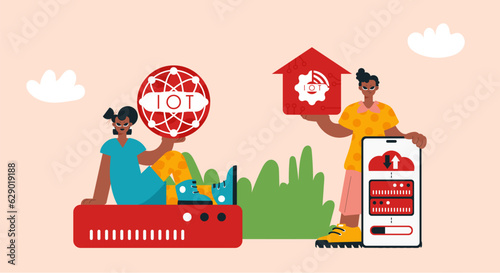 Representation of the IOT Improvement and Back Group, Empowering Consistent Network and Supporting Innovative Headways for a More astute Future.