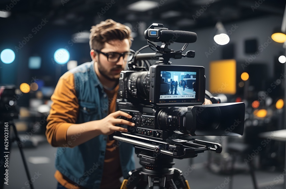 A person using a camera Generative AI A person using a camera Generative AI