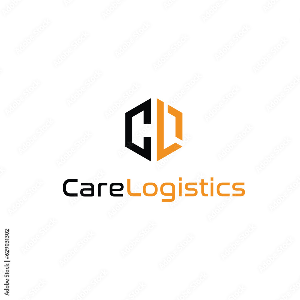 Care logistics logo simple letter cd Care logistics logo simple letter cd