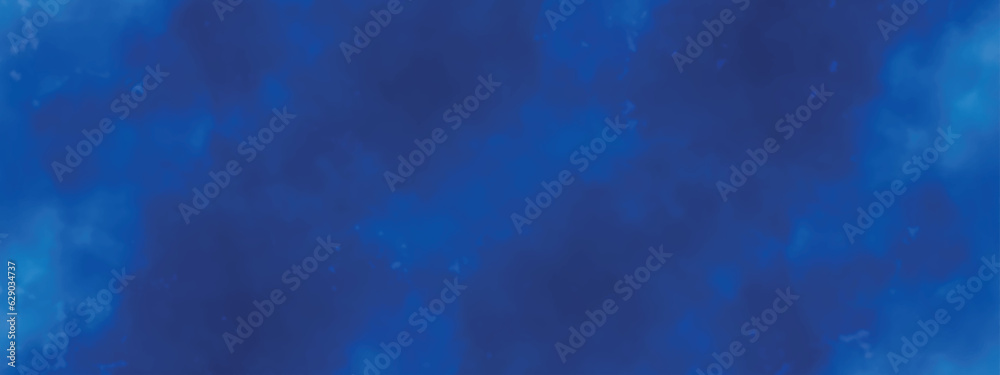 Fototapeta premium dark blue watercolor background. navy blue watercolor and paper texture. beautiful dark gradient hand drawn by brush grunge background. watercolor wash aqua painted texture close up, grungy design.