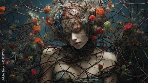 Wired Mindscape: Juxtaposing Mental Health Challenges and Serenity in the Digital Age, Generative AI