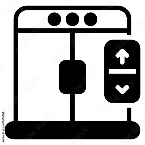  Lift glyph icon