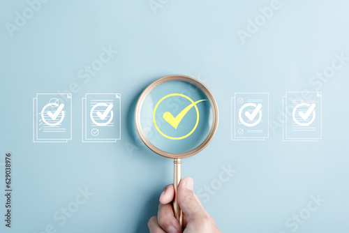 Photography Document Management Checking System, online documentation database and process manage files, Magnifier check and focus to document folder, documentation