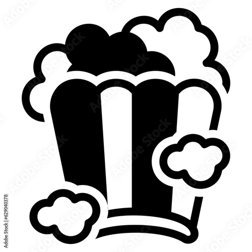  Popcorn glyph icon