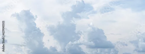 Obraz panorama nieba z chmurami