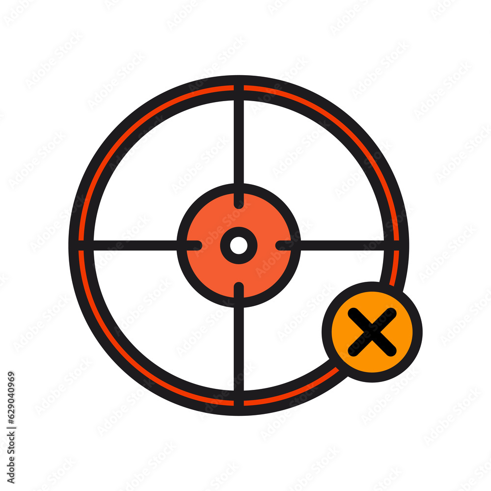no target icon vector,business marketing target, isolated on white no target icon vector,business marketing target, isolated on white