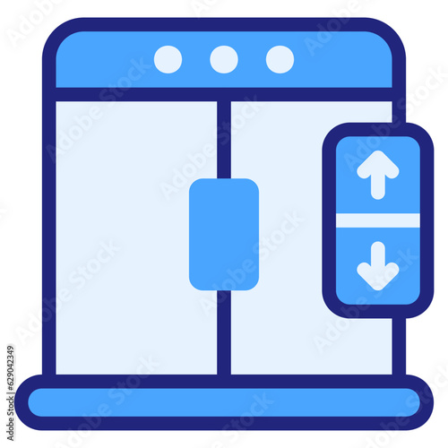 Lift blue icon