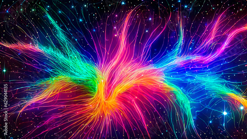 abstract background with lights