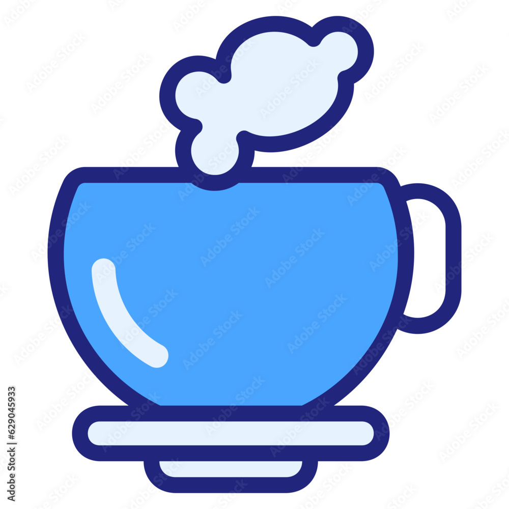  Coffee blue icon