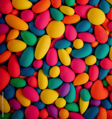 colorful candy background © mohamed