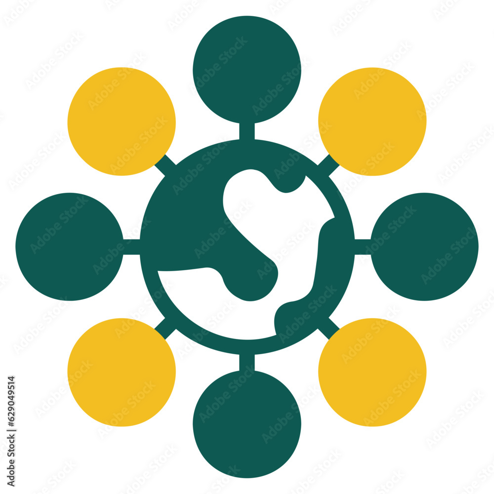 Networking duotone icon Networking duotone icon