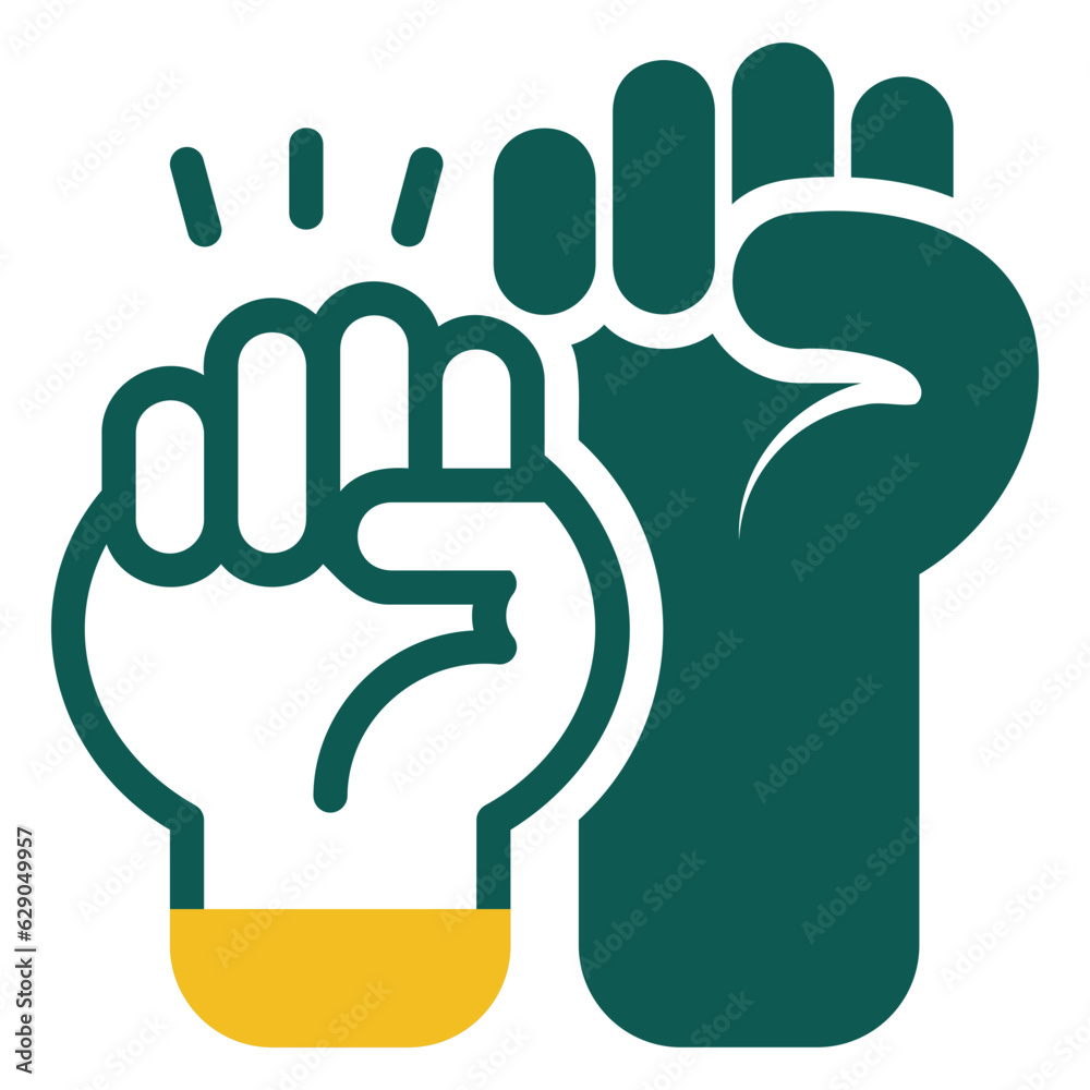 Obraz premium Activism duotone icon