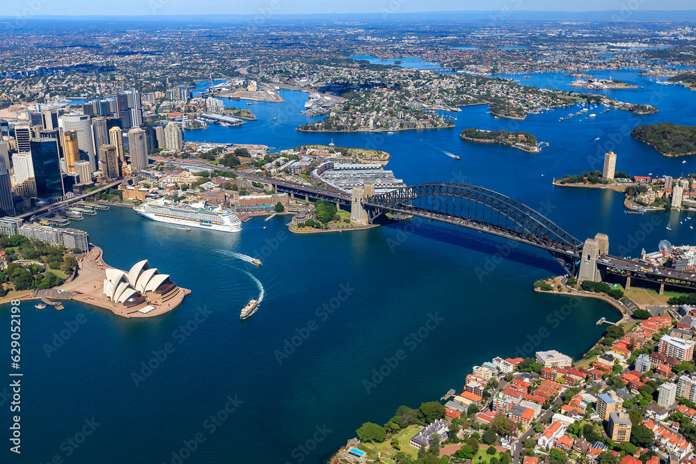 Naklejka premium Sydney Harbour
