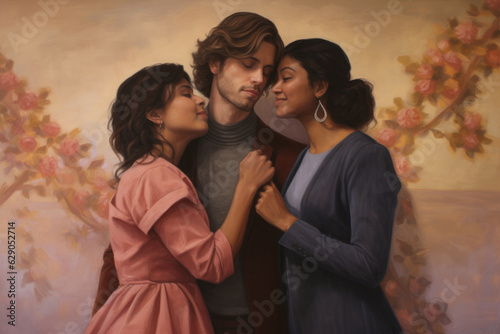 Unveiling Polyamory: Portraits Embracing Multiple Love Stories and Infinite Possibilities photo