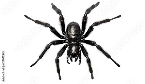 Spider isolated on transparent background - Generative AI