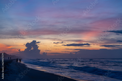 Morning Twilight at Beach
