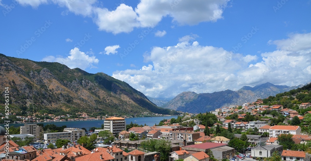 Fototapeta premium view of kotor