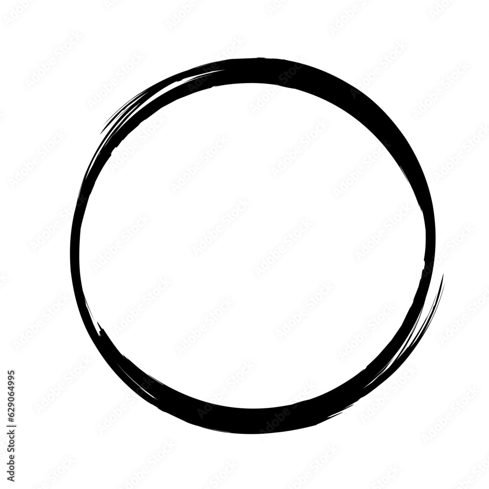 Black ink circle Black ink circle