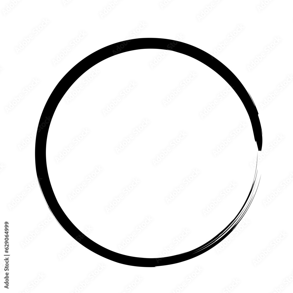 Black ink circle Black ink circle