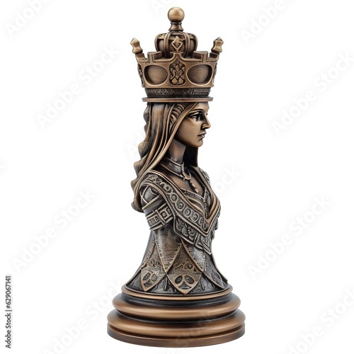elegant queen chess piece