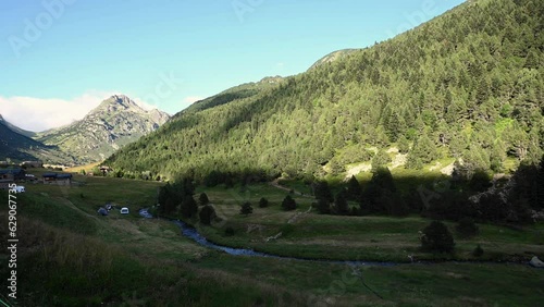 Summer in the Incles Valley, Andorra. Vall d´Incles, Andorra.