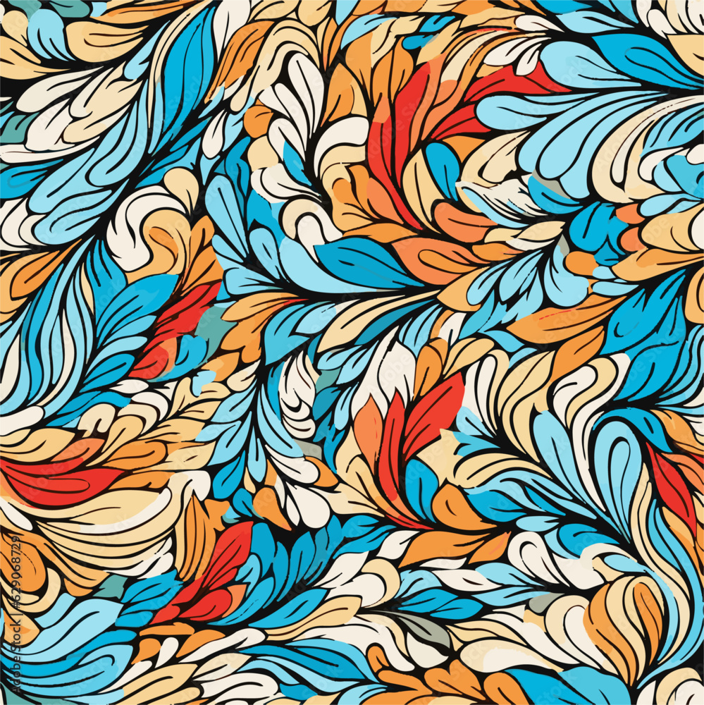 Abstract seamless pattern vector Abstract seamless pattern vector