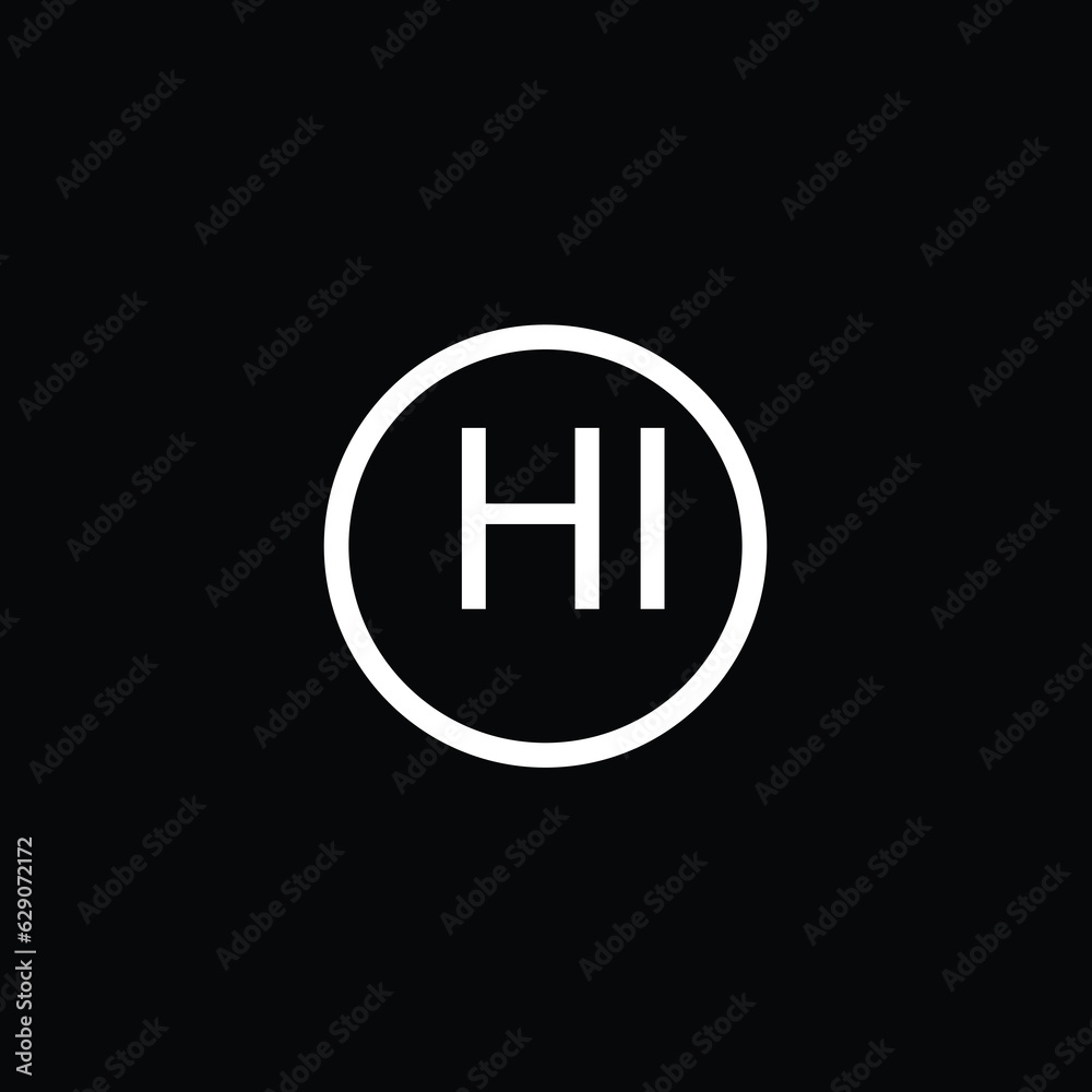 Simple circle frame logo design Simple circle frame logo design