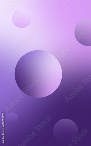 Gradient circle abstract poster background