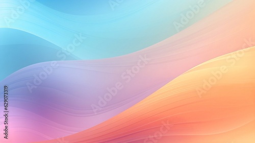 Generative AI : Blurred bright colors mesh background. Colorful rainbow gradient. Smooth blend banner template. Easy editable soft colored vector illustration