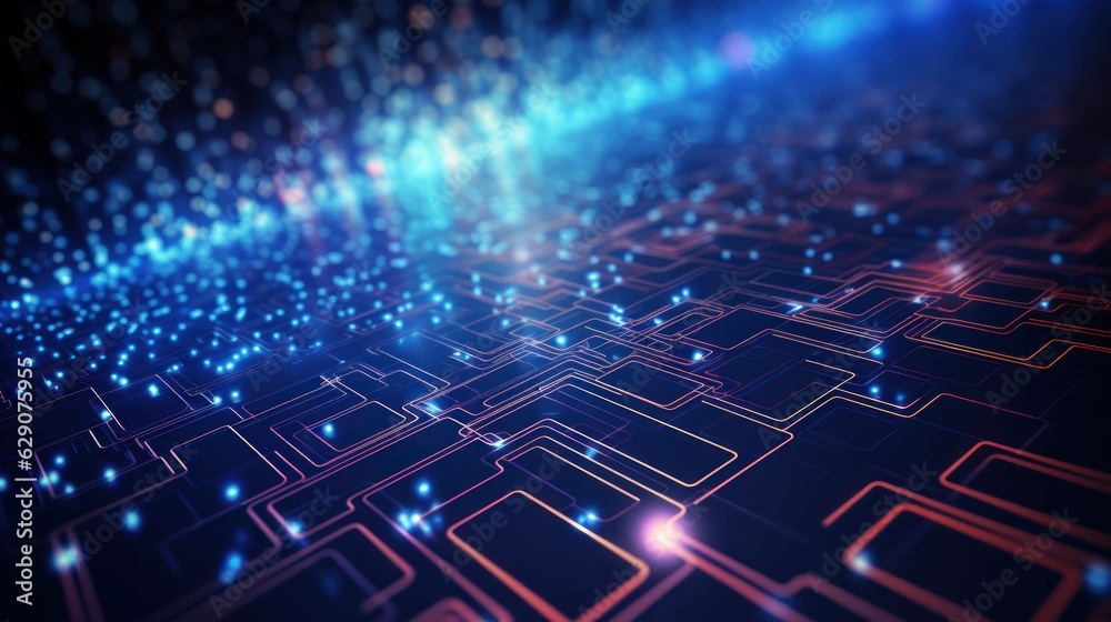 Obraz premium Technology Abstract Background