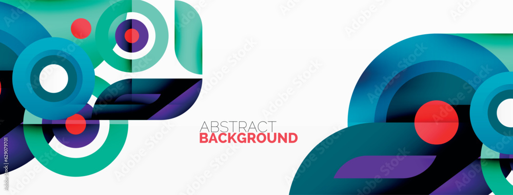Fototapeta premium Creative geometric abstract illustration design