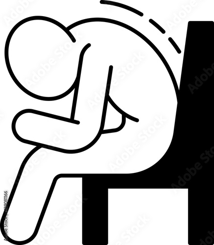 sedentary  icon