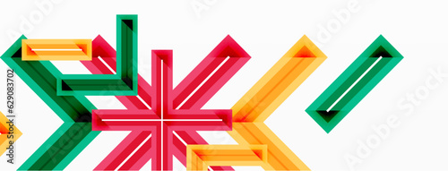 Minimal geometric background cross line. Design for wallpaper, banner, background, landing page, wall art, invitation, prints, posters