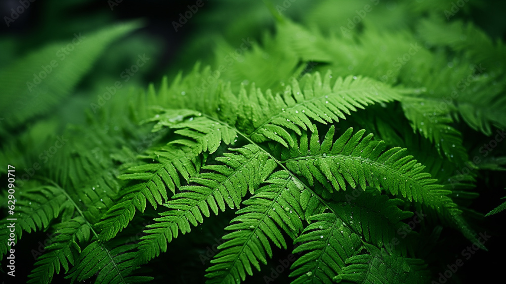 Green Fern Leaves Green Fern Leaves