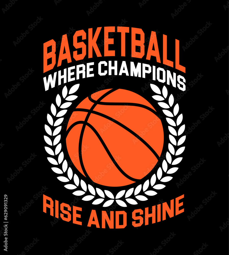 Basketball t-shirt design. tee shirt with basketball hoop and ball. Sport apparel print. Vector illustration. t-shirt for shirt, print, concept stamp or tee. athletic sport typography.