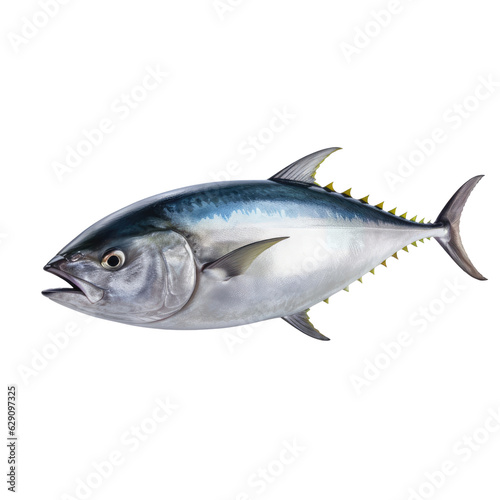 A fish that is on a white background. Isolated on white. Transparent PNG. Generative AI